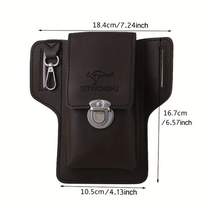 Stylish PU Leather Waist Bag