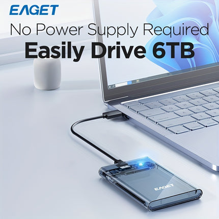 External Hard Drive Enclosure USB 3.0 for 6TB Storage
