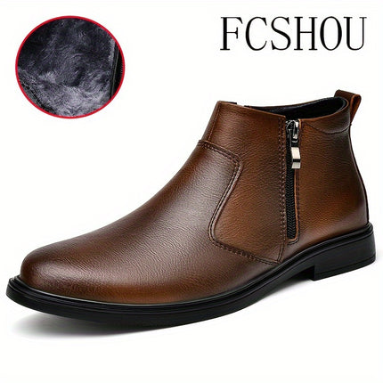 FCSHOU Men's High-Top Chelsea Boots