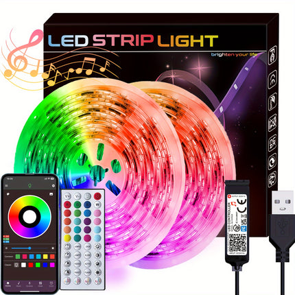 Music-Synced LED Strip Lights - Ultimate Color Experience