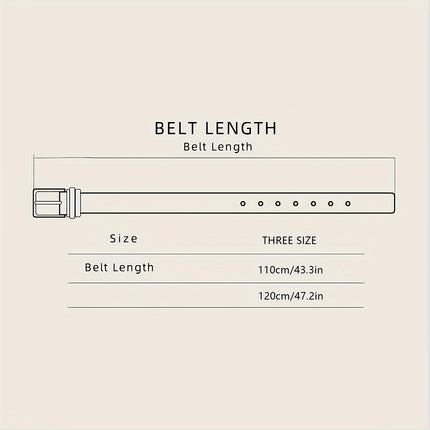 Vintage Casual Faux Leather Belt