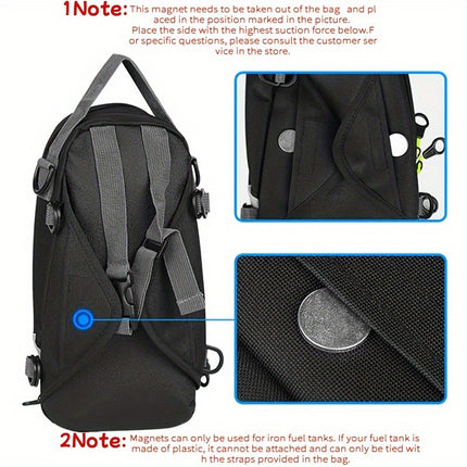 Multi-Functional Motorcycle Fuel Tank with Navigation & Storage