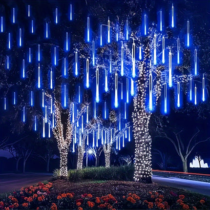 USB Christmas Meteor Shower Lights - Sparkling Outdoor Decor