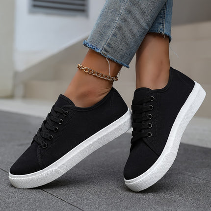 Classic Canvas Lace-Up Sneakers