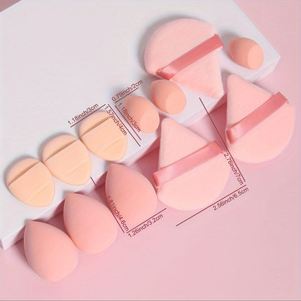 12-Piece Versatile Makeup Sponge Set