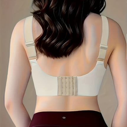 Seamless Color Block Wireless Bra