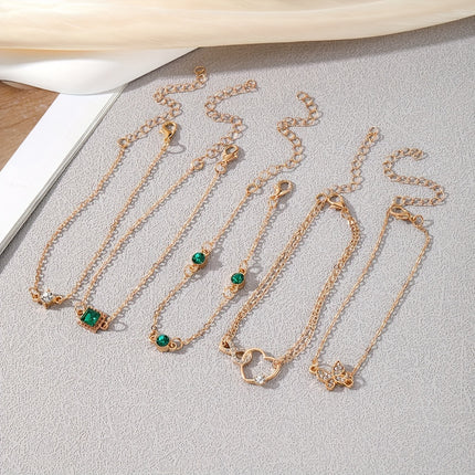 Boho Heart & Butterfly Bracelet Set
