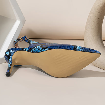 Sexy Animal Print D'Orsay Heels