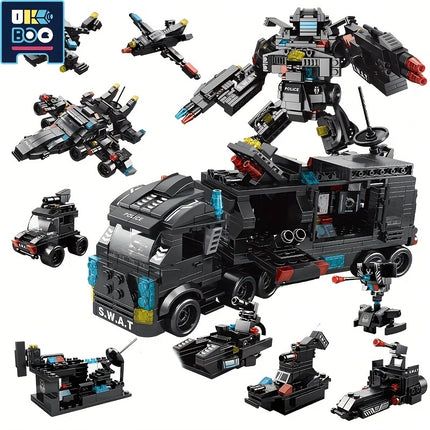 8-in-1 City Building Blocks - Monti Bargains