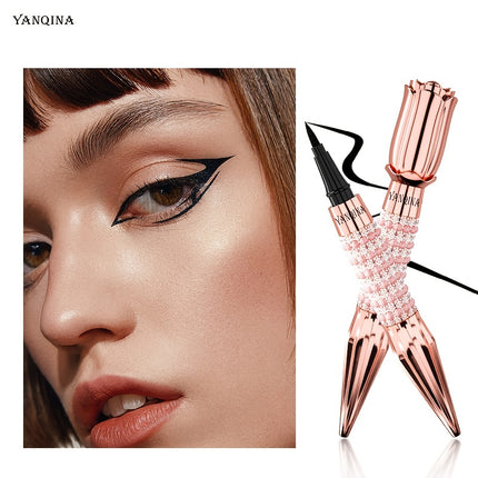 Black Rhinestone Liquid Eyeliner Pen