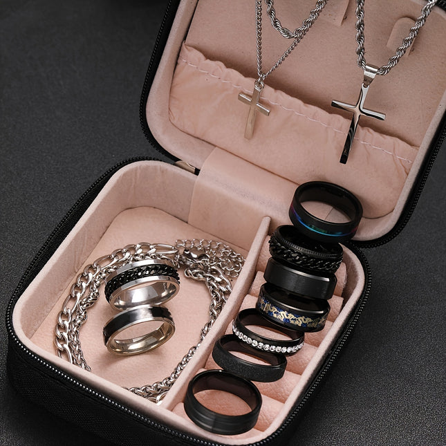14-Piece Casual Men's Jewelry Set