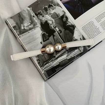 Pearl Elastic Thin Belt