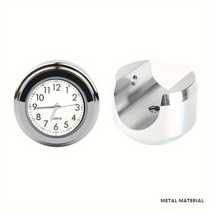 Universal Motorcycle Handlebar Clock – Stylish & Functional Accessory