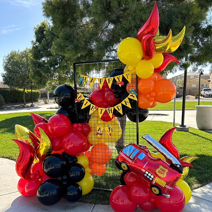 Firefighter Balloon Garland Kit for Rescue-Themed Parties