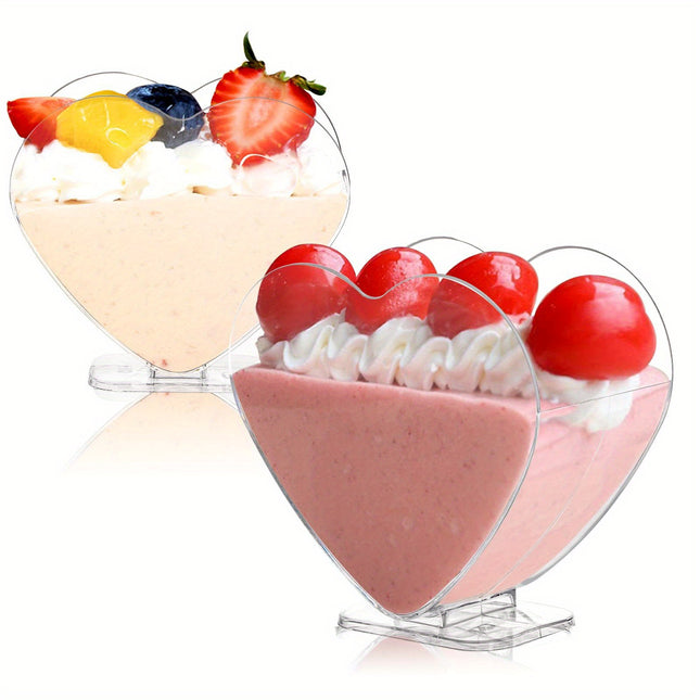 20 Pcs 3 Oz Plastic Mini Dessert Cup