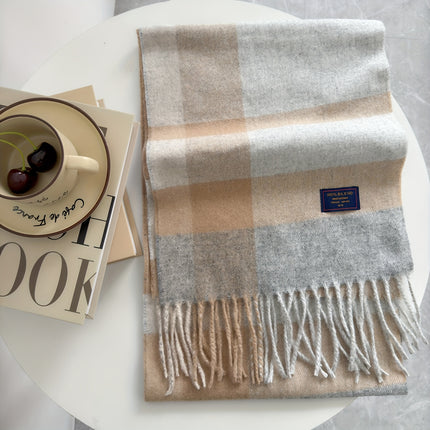 Elegant British Plaid Fall/Winter Scarf