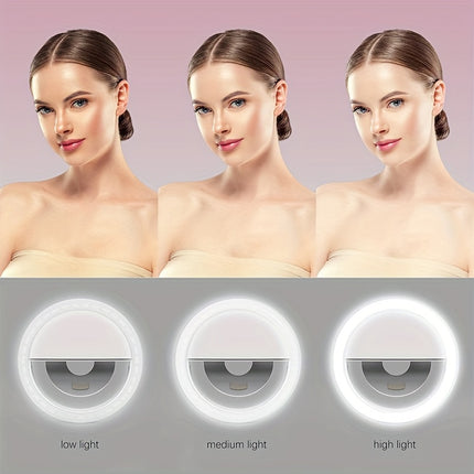 LED Selfie Ring Light – Perfect for Photos & Makeup!