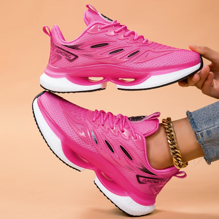 Women's Pink Breathable Running Shoes
