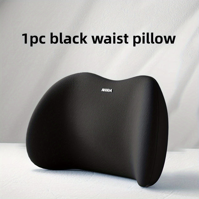Memory Foam Car Neck & Lumbar Pillow – Ultimate Comfort