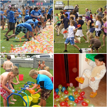100pcs Set Round Latex Colorful Water Balloons