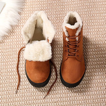 Cozy Plush Lined Snow Boots