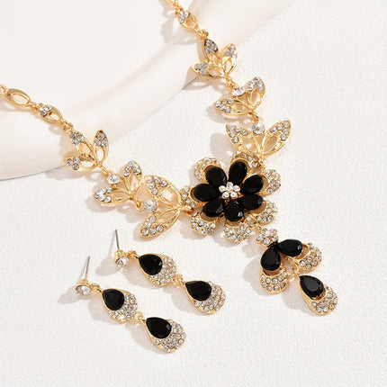 Floral Design Jewelry Set