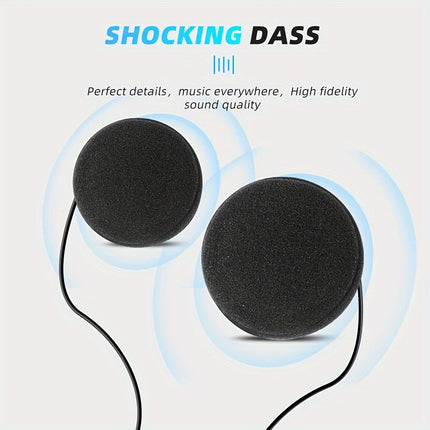 Wireless Motorcycle Helmet Headset – Hands-Free Call & Music