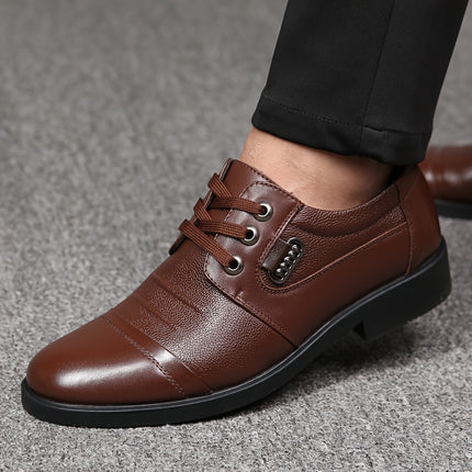 Men's Classic Leather Derby Shoes