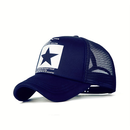 Summer Pentagram Mesh Baseball Cap