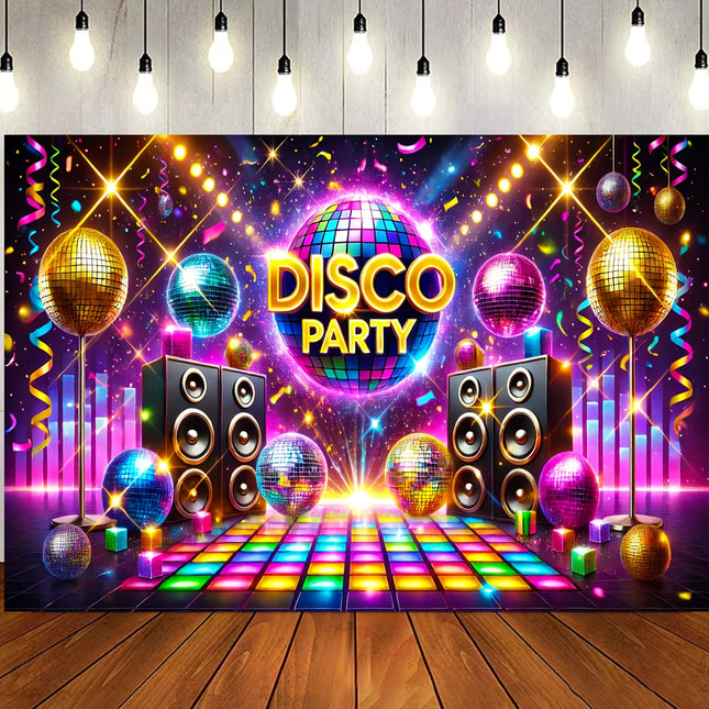 Retro Disco Party Banner