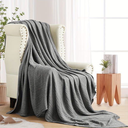 Luxurious 100% Muslin Reversible Comforter – All-Season Quilt