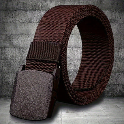 Nylon Belt with Smooth Buckle
