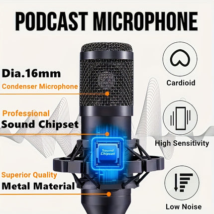 Podcast Equipment Bundle – Perfect for Recording & Streaming