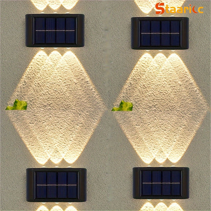 Staaricc Solar Wall Lights – Elegant Outdoor Lighting Solution