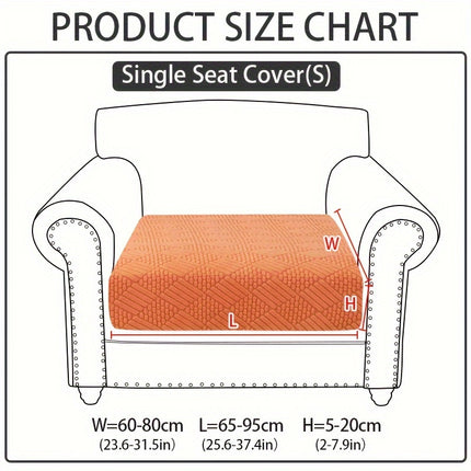 Modern Polar Fleece Sofa Slipcover - Elastic-Fit, Pet-Friendly Protector