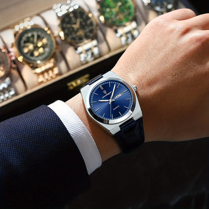 Luminous Quartz Watch with Calendar