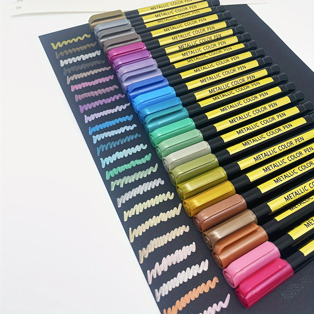 Metallic Glitter Paint Marker Pens