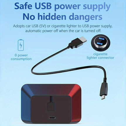 Smart HUD Car Speed Display – USB Powered, Universal Fit