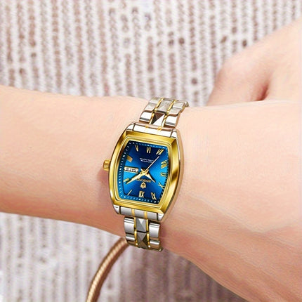 BINBOND Women's Tonneau Quartz Watch