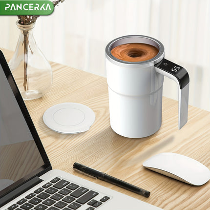 Rechargeable Self-Stirring Mug – Keeps Your Drink Perfect