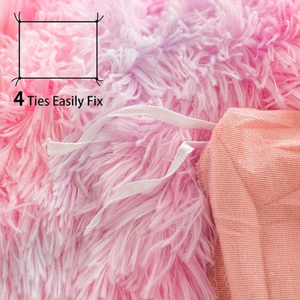3pcs Tie-Dye Plush Duvet Set – Soft Winter Comfort