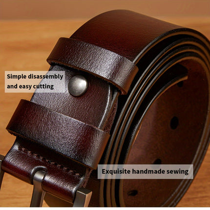 Men's Genuine Leather Work Belt