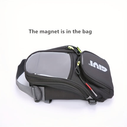 Multi-Functional Motorcycle Fuel Tank with Navigation & Storage
