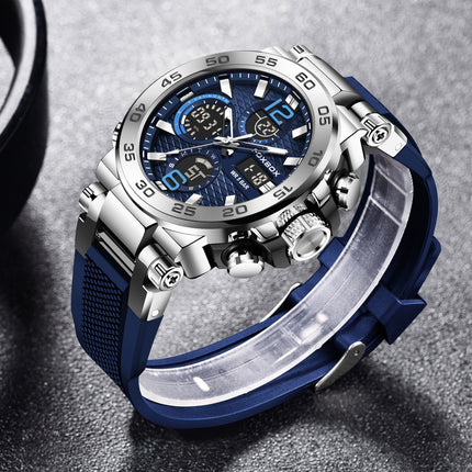 Rugged Dual Display Sports Watch