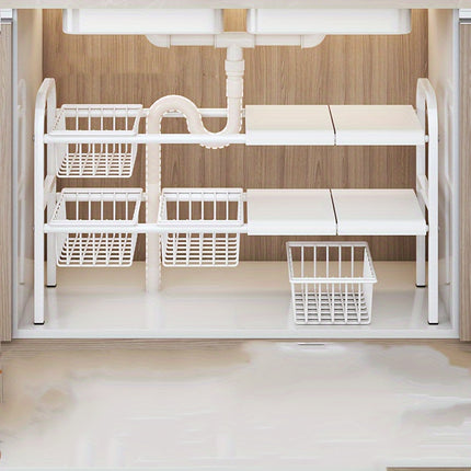 Expandable Sink Storage Rack Set
