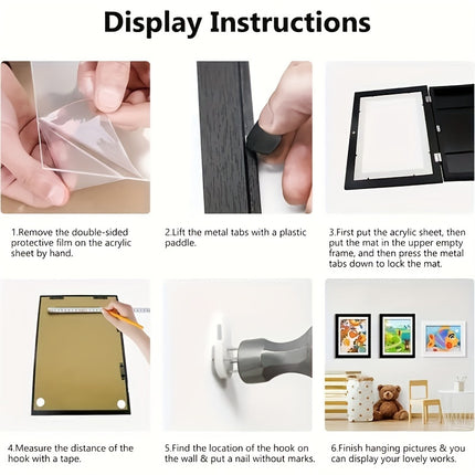 Magnetic A4 Art Display Frame