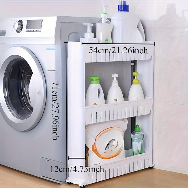 Space-Saving 3-Tier Plastic Organizer