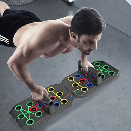 30-Hole Pushup Stands for Core Strength & Abdominal Training