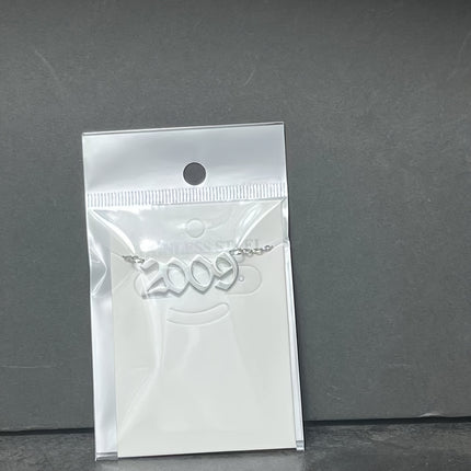 Custom Birth Year Stainless Steel Necklace