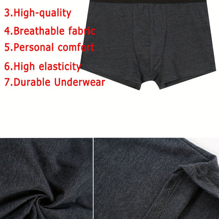Set of 6 Men's Cotton Boxer Shorts